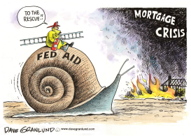 FED MORTGAGE AID PLAN by Dave Granlund