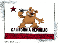 CALIFORNIA BUDGET SUICIDE by Daryl Cagle