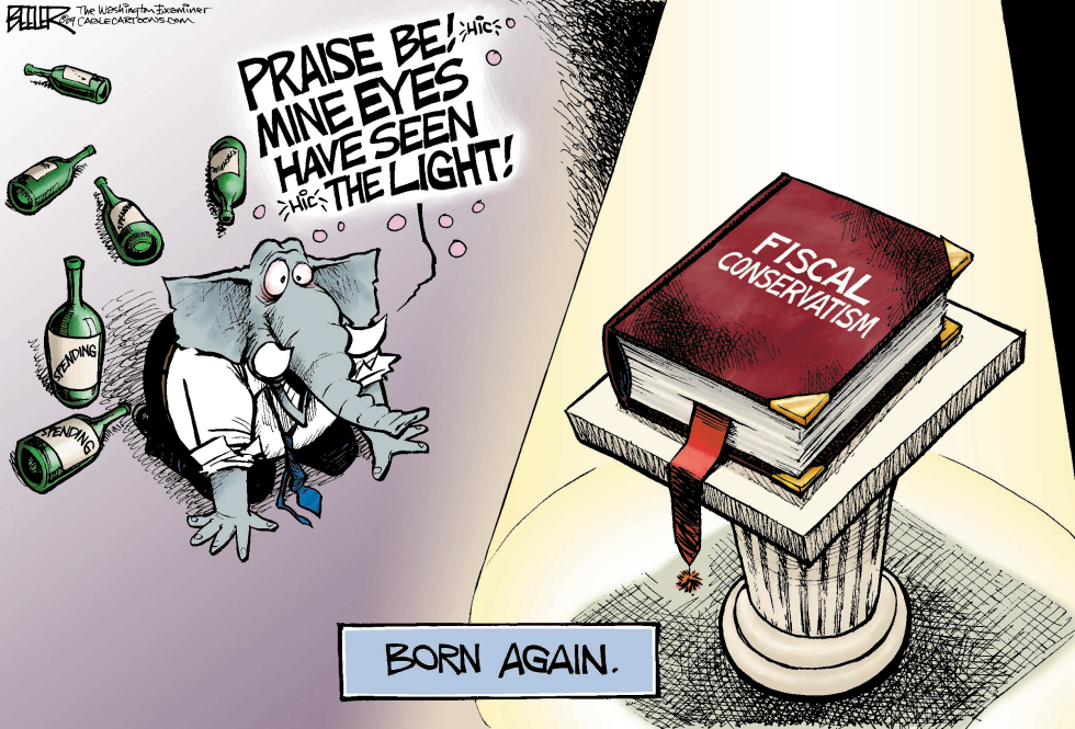  GOP FINDS RELIGION by Nate Beeler