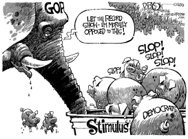 GOP AND STIMULUS by John Darkow