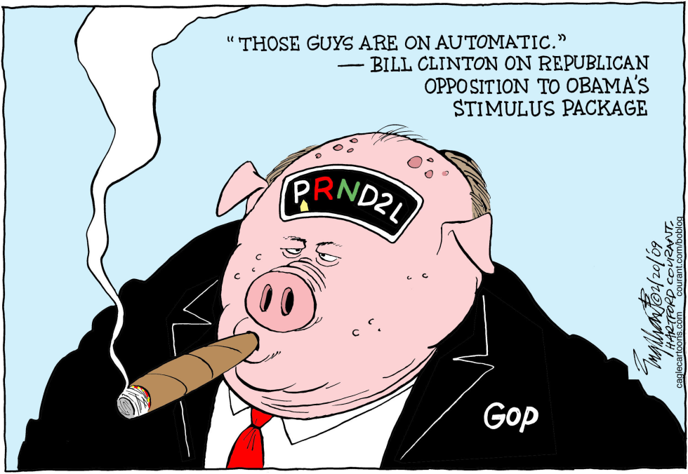  REPUBLICAN PIG by Bob Englehart