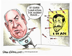 NETANYAHU RETURNS by Dave Granlund