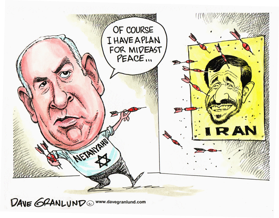  NETANYAHU RETURNS by Dave Granlund