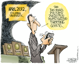 TWITTER PULITZER by John Cole