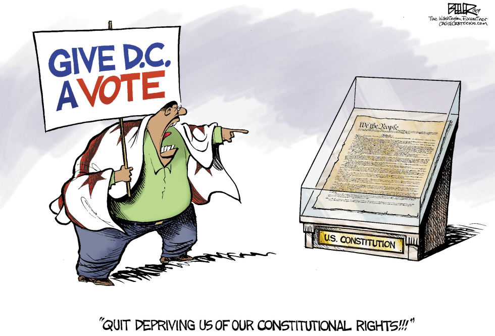  WASHINGTON DC VOTING RIGHTS by Nate Beeler