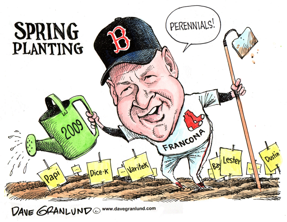  RED SOX  TERRY FRANCONA by Dave Granlund