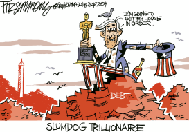 SLUMDOG TRILLIONAIRE by David Fitzsimmons