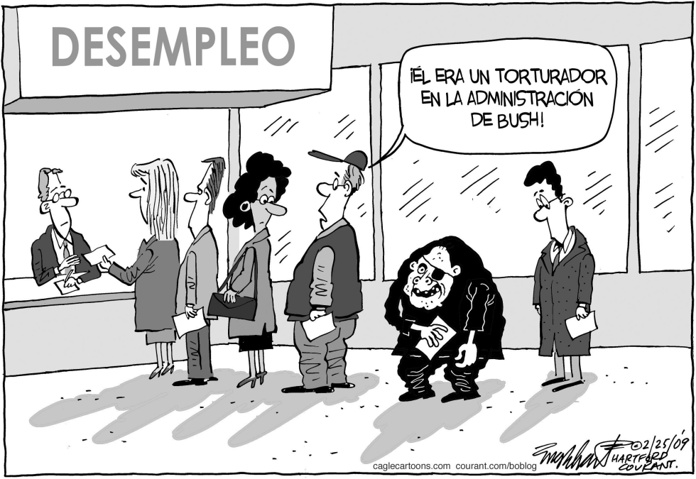  TORTURADOR EN EL DESEMPLEO by Bob Englehart