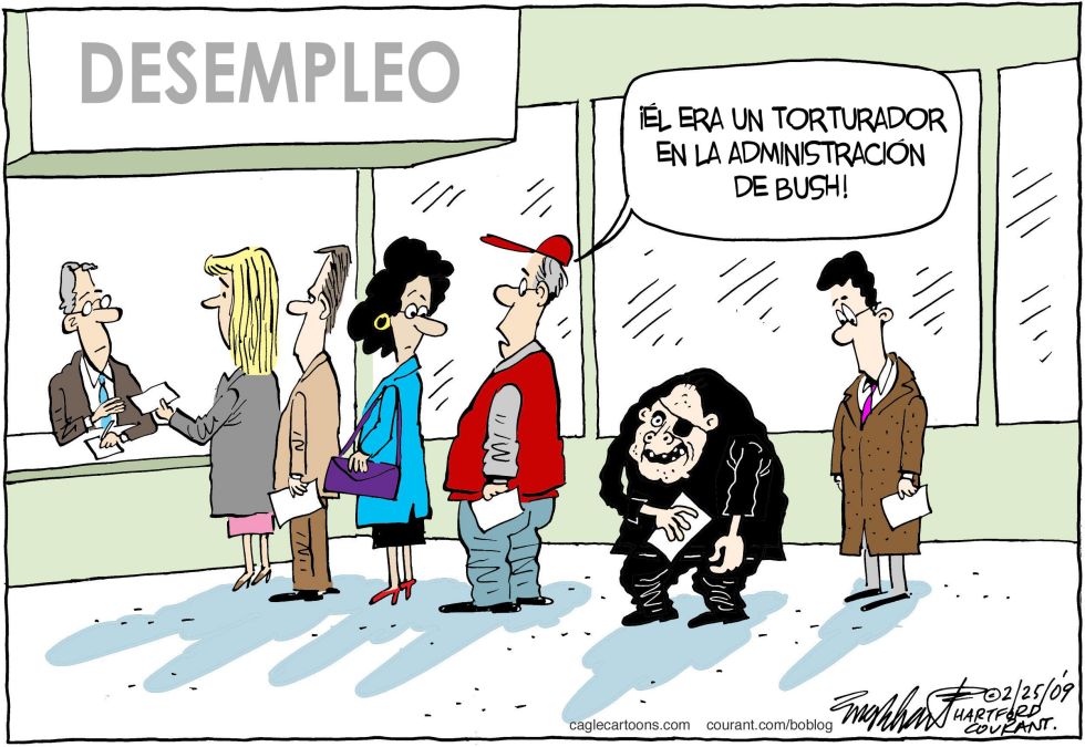  TORTURADOR EN EL DESEMPLEO  by Bob Englehart