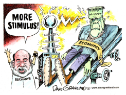 BERNANKE AND ECONOMIC STIMULUS by Dave Granlund