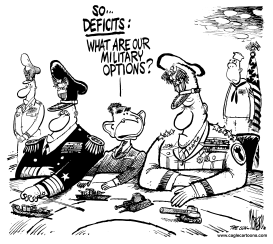 DEFICIT MILITARY OPTIONS by Mike Lane