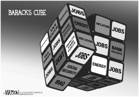 BARACK'S CUBE by RJ Matson