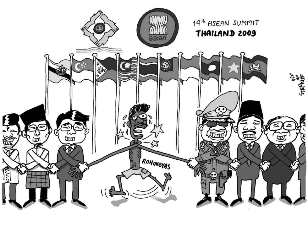  ASEAN SUMMIT AND ROHINGYA BOAT PEOPLE by Stephane Peray