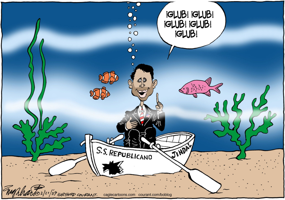  BOBBY JINDAL  by Bob Englehart