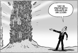 EL PRESUPUESTO DE OBAMA by Bob Englehart