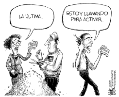 TARJETA DE CREDITO DEL ESTIMULO by Adam Zyglis