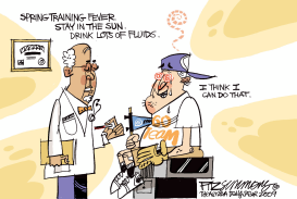 SPRING TRAINING by David Fitzsimmons