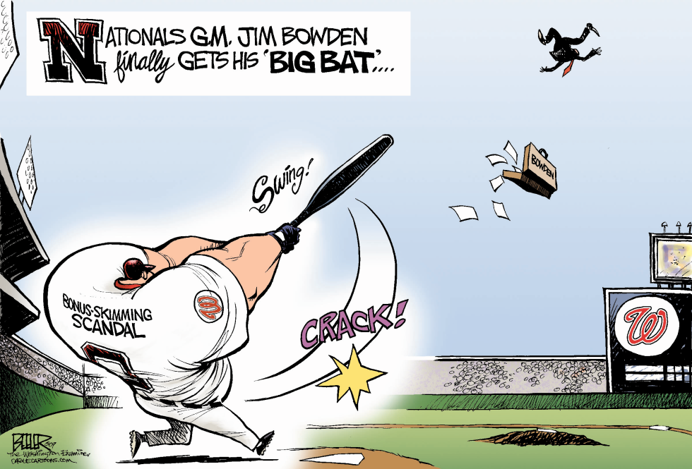  LOCAL DC - NATIONALS BIG BAT by Nate Beeler