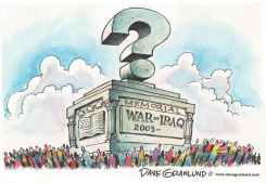 IRAQ WAR MEMORIAL by Dave Granlund