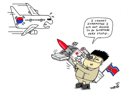 NORTH KOREA S THREAT by Stephane Peray