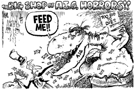 THE BIG SHOP OF AIG HORRORS by Mike Lane