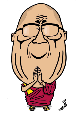 DALAI LAMA by Stephane Peray