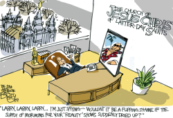 MORMONS VS HBO  by Pat Bagley