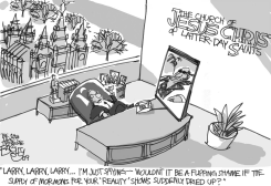 MORMONS VS HBO by Pat Bagley