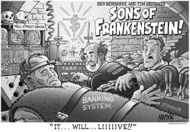 SONS OF FRANKENSTEIN by RJ Matson