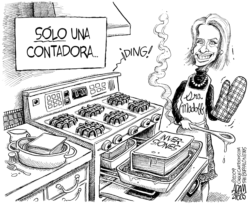  LA CONTADORA DE MADOFF by Adam Zyglis