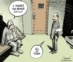 MADOFF IN JAIL by Patrick Chappatte