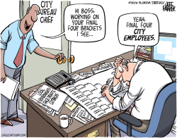 CITY GOVERNMENT CUTBACKS by Parker