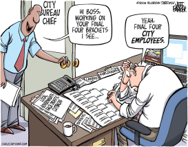 CITY GOVERNMENT CUTBACKS by Parker