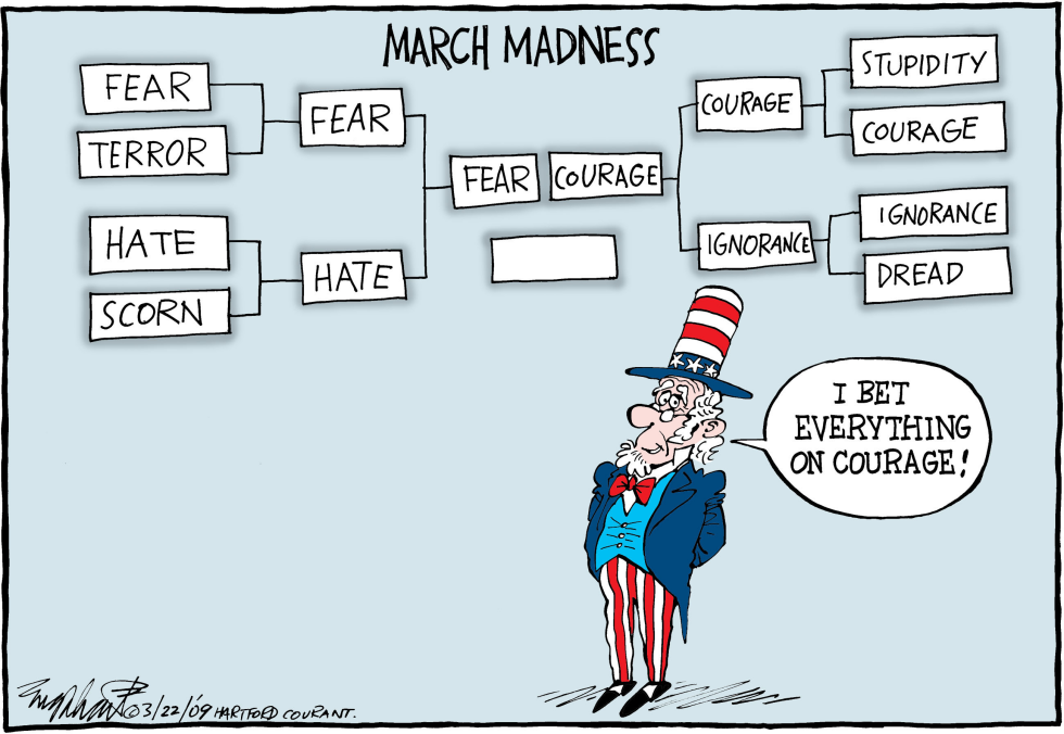  MARCH MADNESS by Bob Englehart