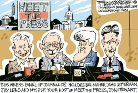 MEET THE PRESS by David Fitzsimmons