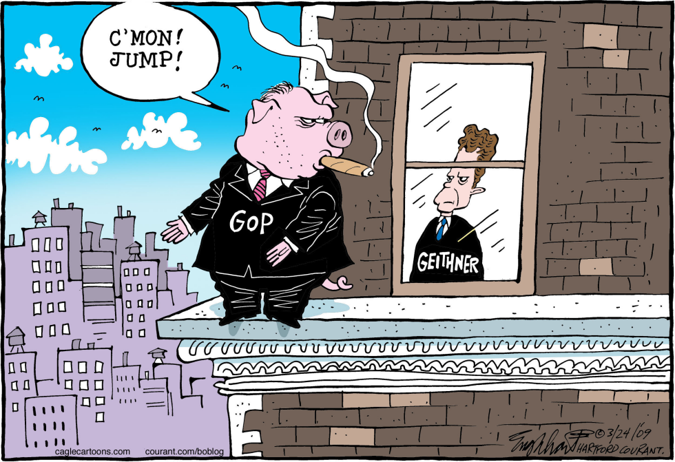  TIM GEITHNER by Bob Englehart