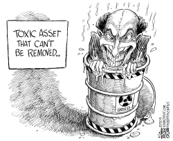 TOXIC ASSETS by Adam Zyglis