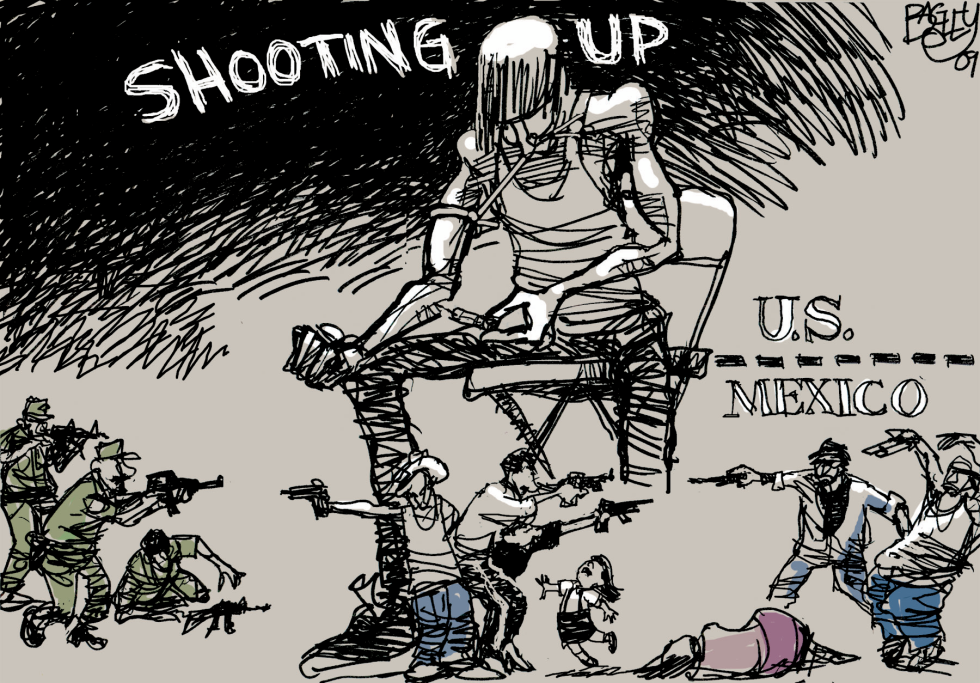  SHOOTING UP MEXICO by Pat Bagley