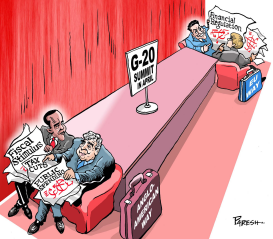 LONDON G-20 SUMMIT by Paresh Nath