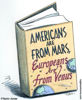 AMERICANS ARE FROM MARS  by Taylor Jones