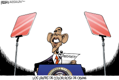 LENTES DE  ROSA  by Nate Beeler