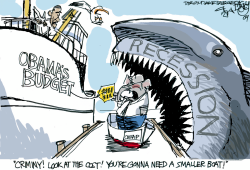 RECESSION SHARK by Pat Bagley