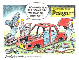 GM RESTRUCTURING EFFORT by Dave Granlund