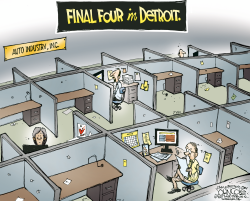 DETROIT FINAL FOUR by John Cole