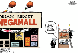 GOP BUDGET by Nate Beeler