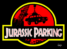 JURASSIC PARKING by Hajo de Reijger