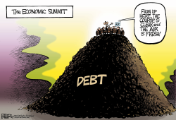 ECONOMIC SUMMIT by Nate Beeler