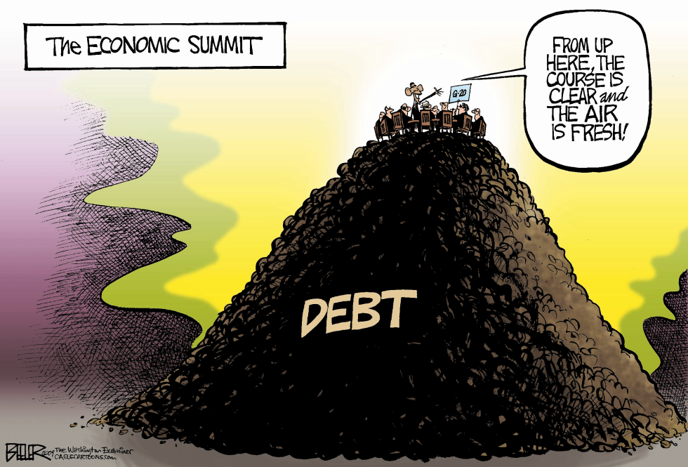  ECONOMIC SUMMIT by Nate Beeler