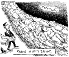 NEW YORK STATE LEVIES by Adam Zyglis