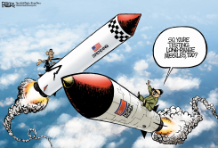 NORTH KOREA MISSILE by Nate Beeler